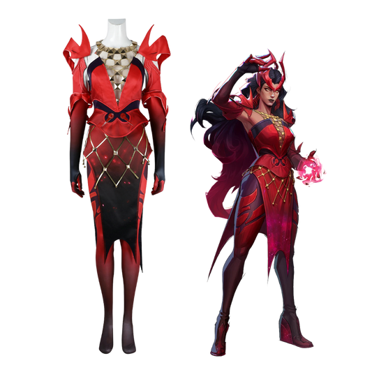 Marvel Rivals Scarlet Witch Emporium Matron Cosplay Kostüm | Gaming-Outfit