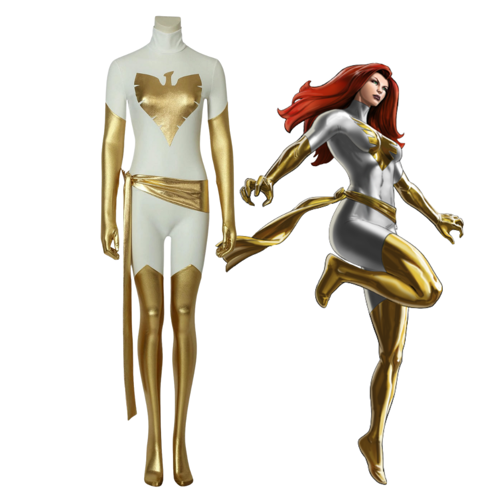 Costume de cosplay du Phénix Blanc des X-Men | Tenue Marvel