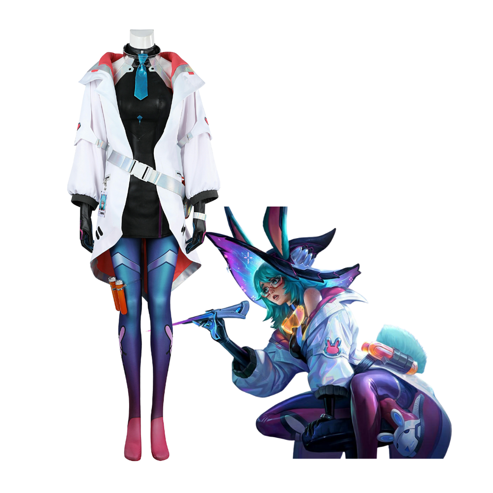 League of Legends Battle Bunny Aurora Cosplay Costume – Gaming Outfit – Ace Cosplay