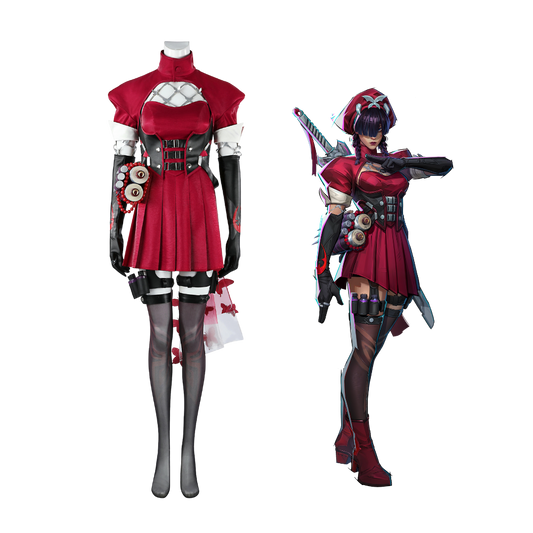 Marvel Rivals Psylocke Blood Kariudo Cosplay Kostüm | Gaming-Outfit