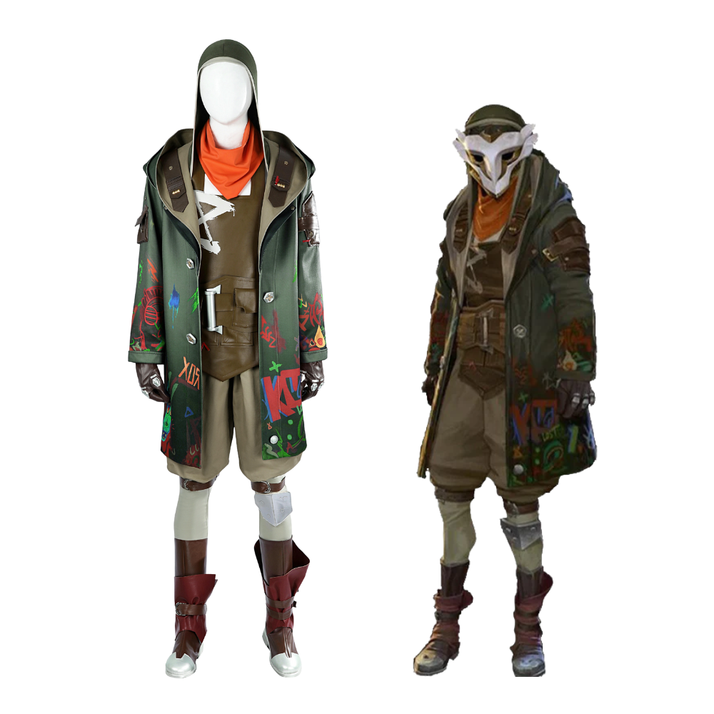 Arkanes League of Legends Ekko Cosplay-Kostüm | Gaming-Outfit