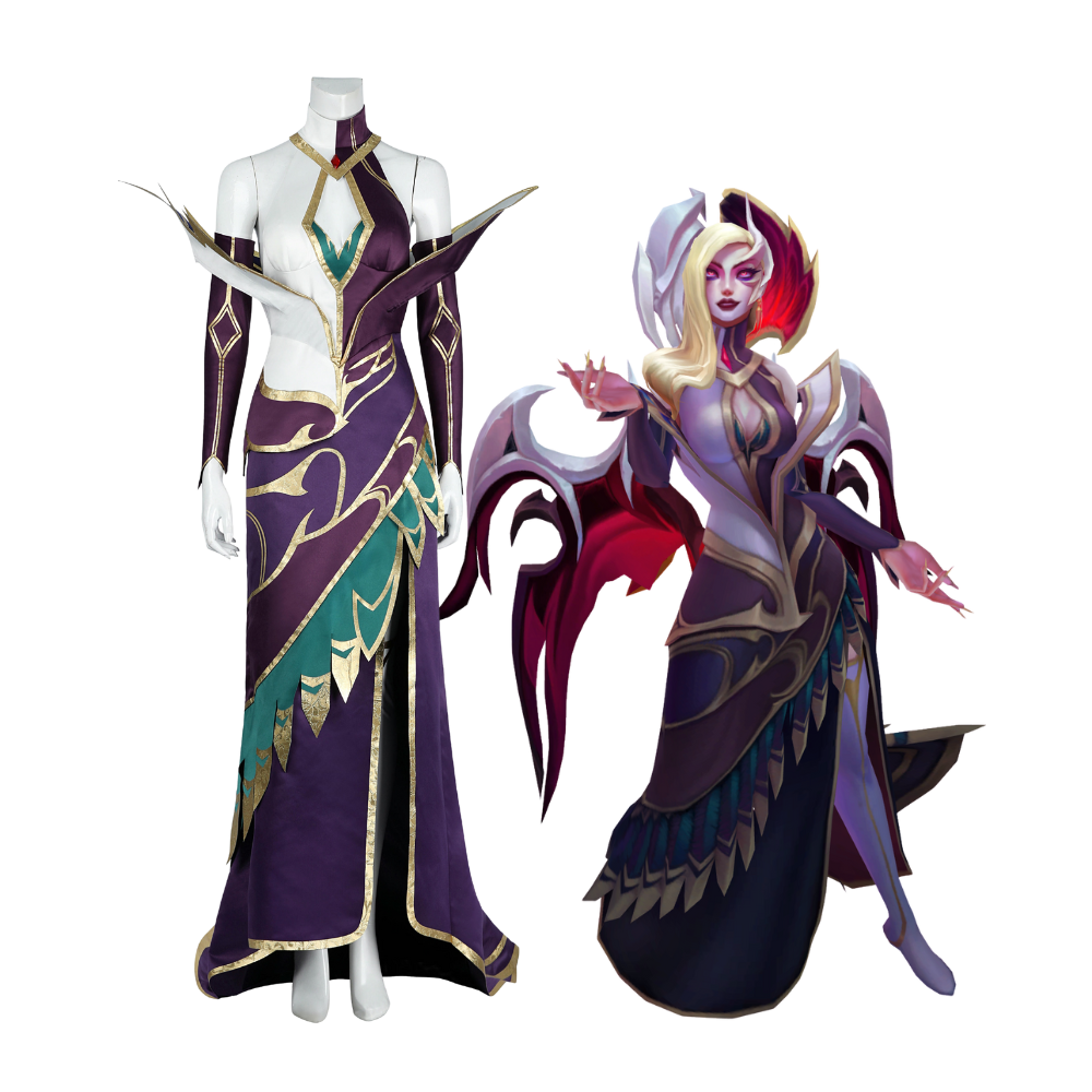 League of Legends Coven Morgana Cosplay Costume – Gaming Outfit – Ace Cosplay