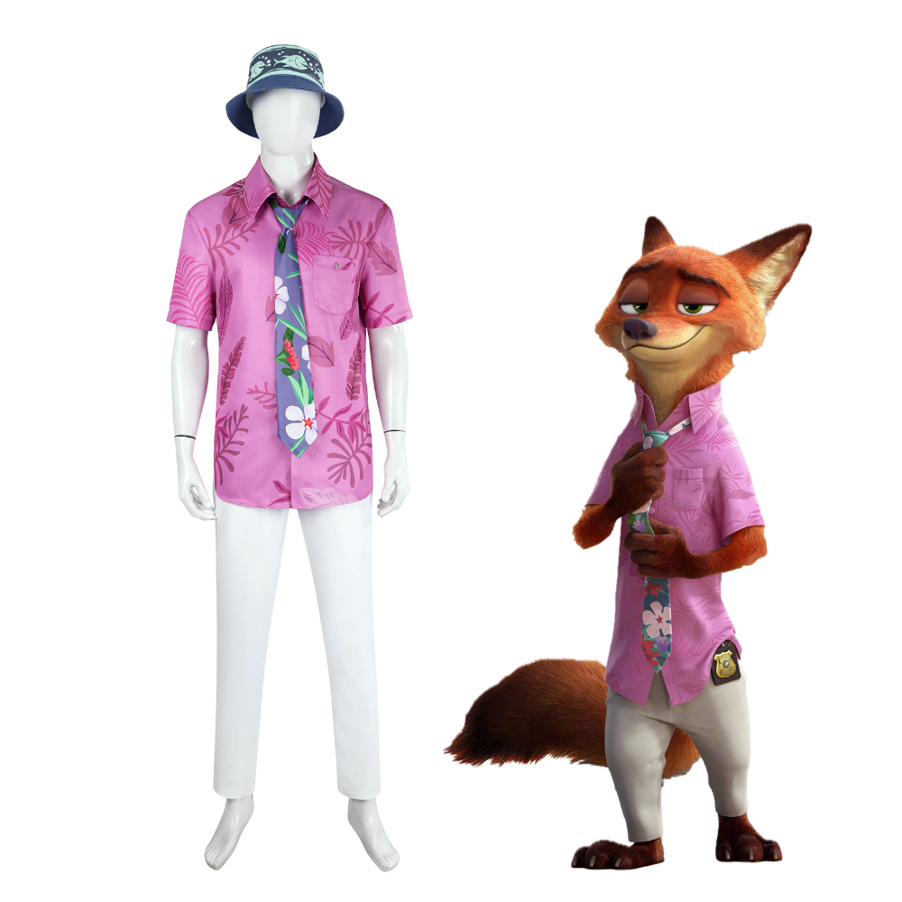 Zootopia 2 Nick Wilde Cosplay Costume – Movie Outfit – Ace Cosplay