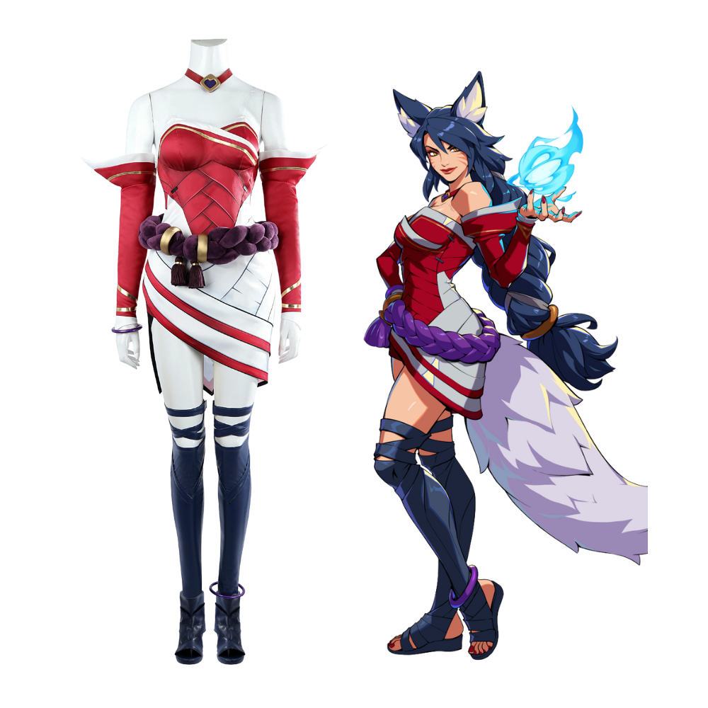 League of Legends 2XKO Ahri Cosplay Costume – Gaming Outfit – Ace Cosplay