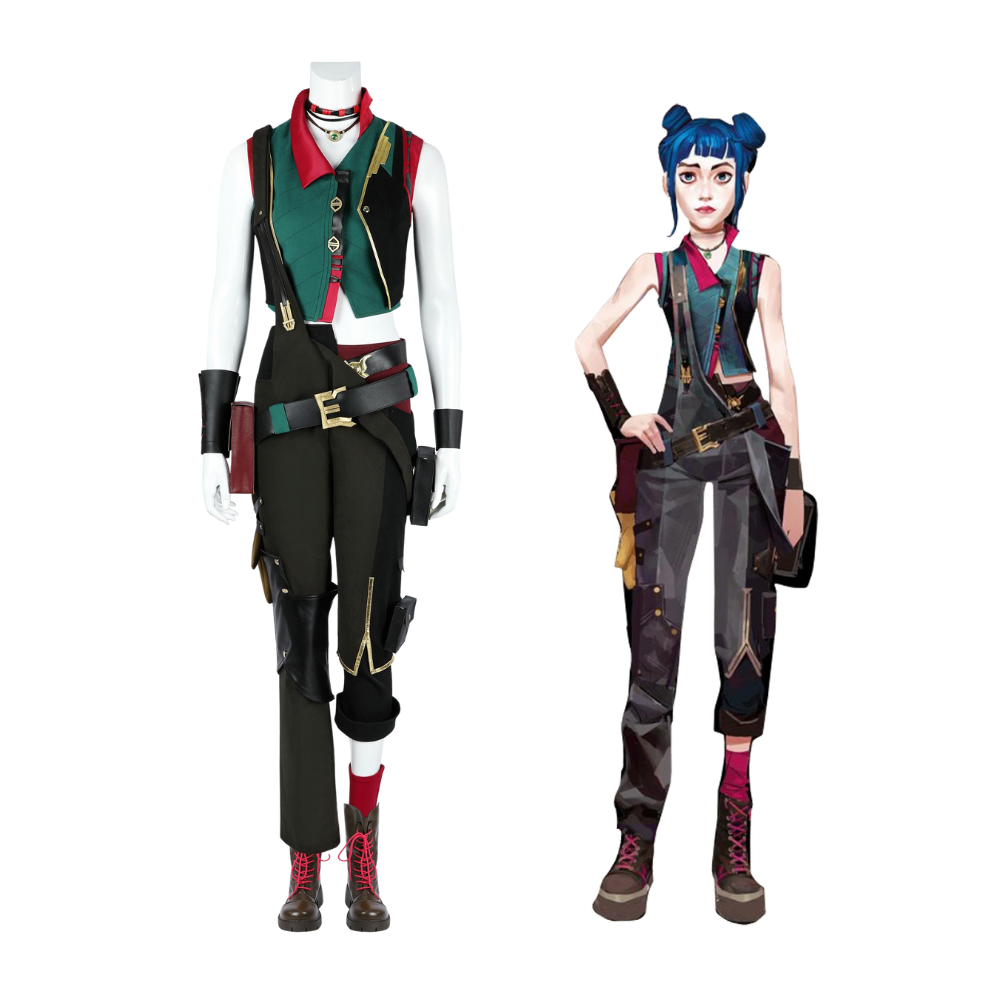 Arcane League of Legends Powder V2 Cosplay Costume – Gaming Outfit – Ace Cosplay