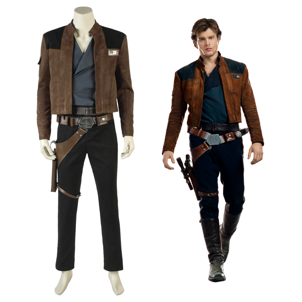 Star Wars Han Solo Cosplay Costume – TV Outfit – Ace Cosplay