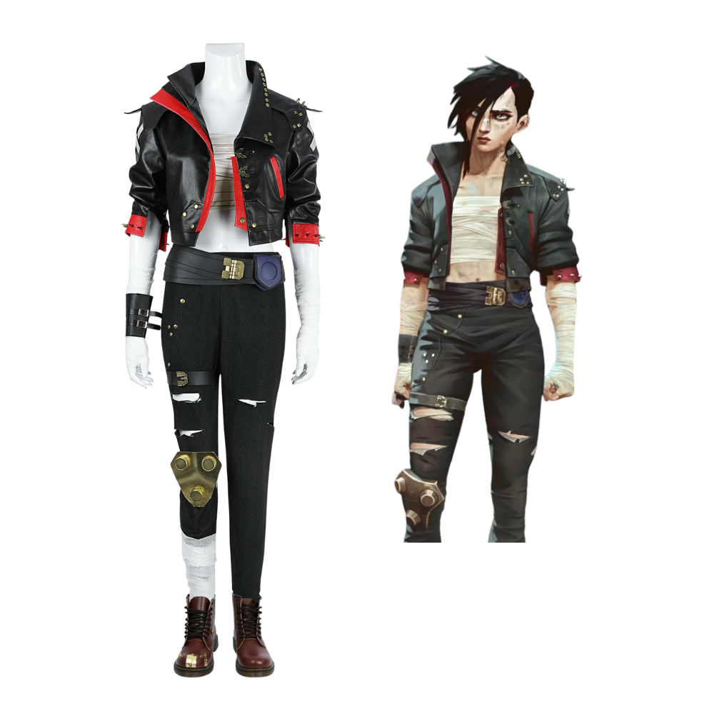 Arcane League of Legends Vi Cosplay Costume – Gaming Outfit – Ace Cosplay