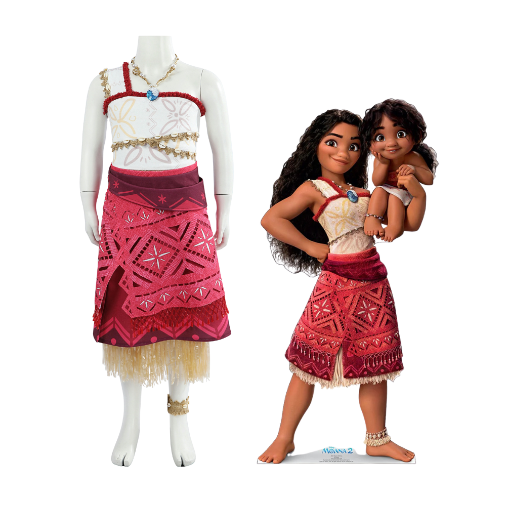 Kids Disney Princess Moana 2 Cosplay Costume – Movie Outfit – Ace Cosplay