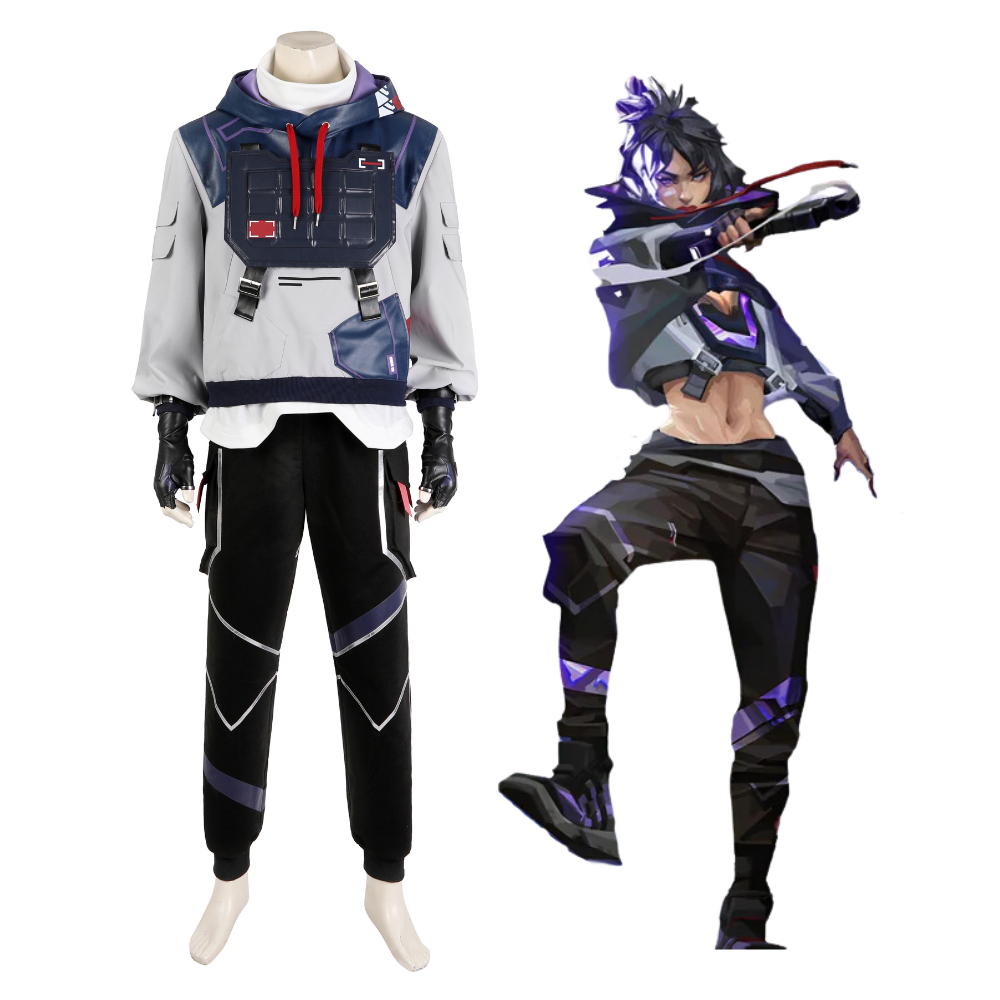 Valorant Agent Iso Cosplay Costume | Gaming Outfit