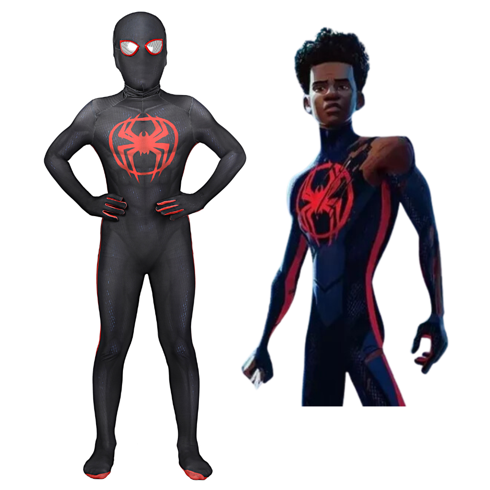 Spider-Man Miles Morales Cosplay-Kostüm für Kinder | Marvel-Outfit