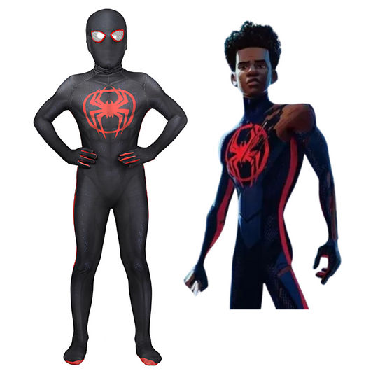 Spider-Man Miles Morales Cosplay-Kostüm für Kinder | Marvel-Outfit