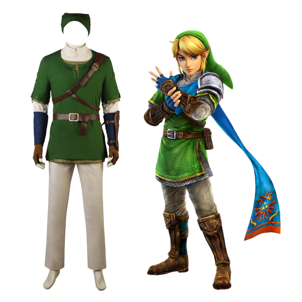 The Legend of Zelda Link Twilight Princess Cosplay Costume | Gaming Outfit