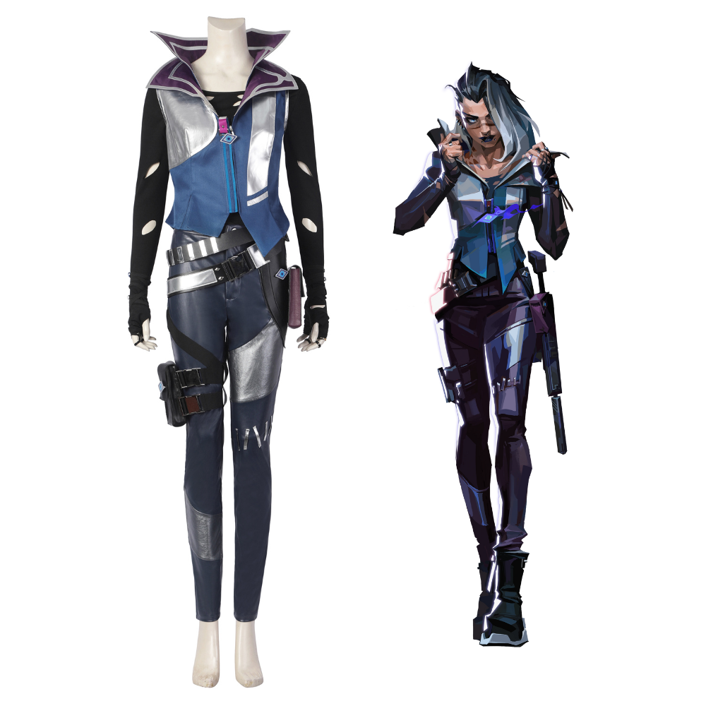 Valorant Agent Fade Cosplay Costume | Gaming Outfit