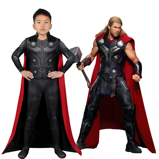 Thor Avengers Cosplay-Kostüm für Kinder | Marvel-Outfit
