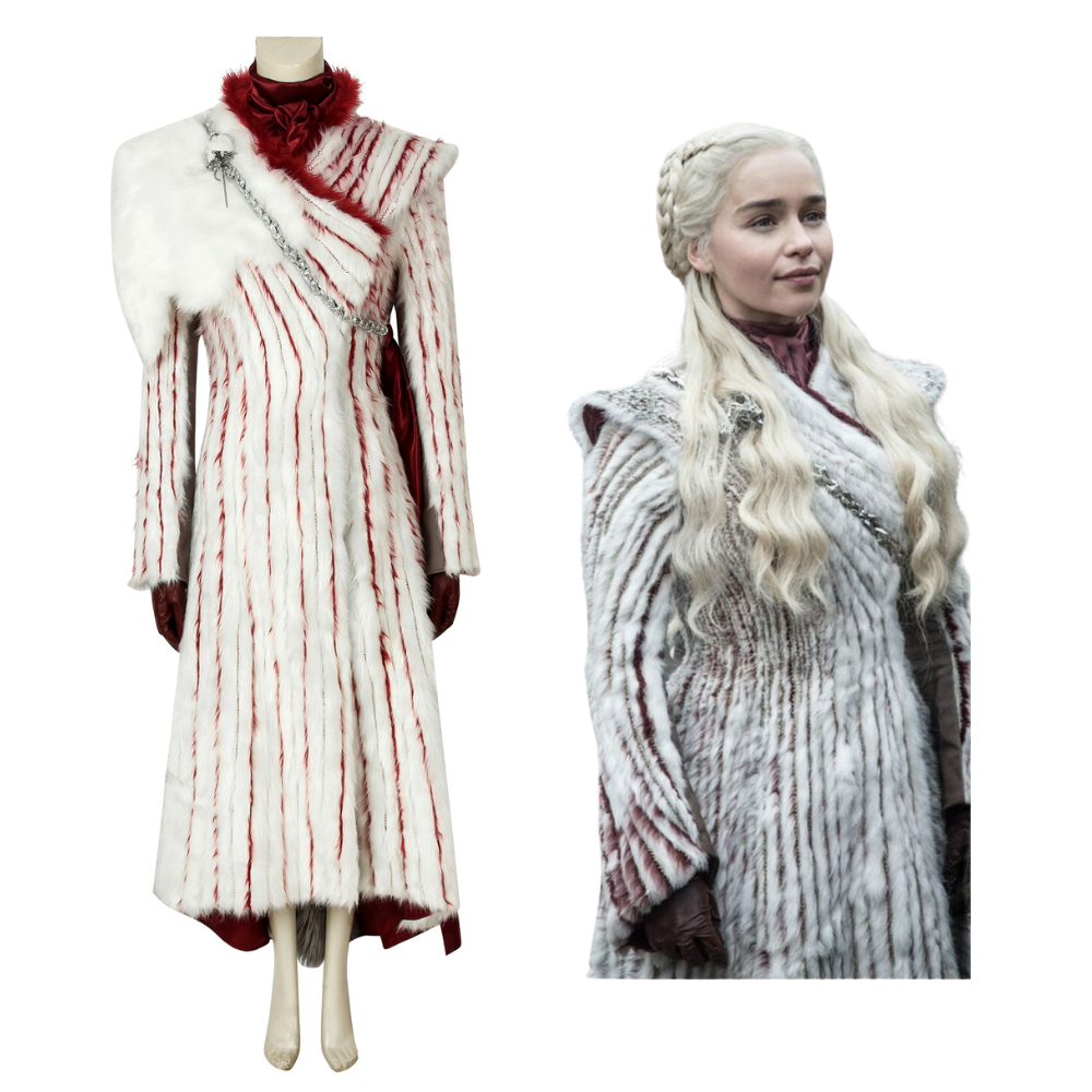 Game of Thrones S8 Daenerys Targaryen V2 Cosplay Costume – TV Outfit – Ace Cosplay