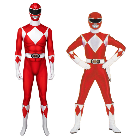 Costume de cosplay Power Rangers Jason Red Ranger | Tenue de super-héros