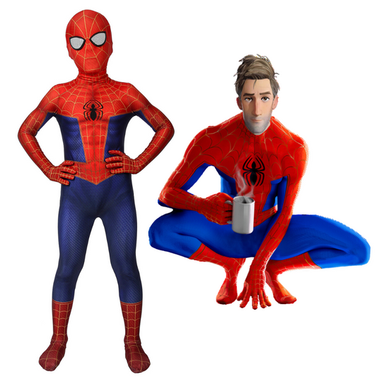 Spider-Man Peter Parker Cosplay-Kostüm für Kinder | Marvel-Outfit