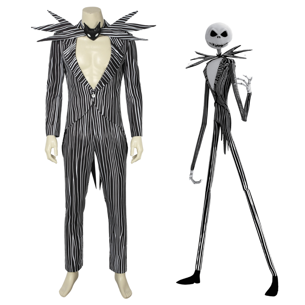 Nightmare Before Christmas Jack Skellington Cosplay Kostüm | Film-Outfit