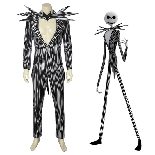 The Nightmare Before Christmas Jack Skellington Cosplay Costume | Movie Outfit