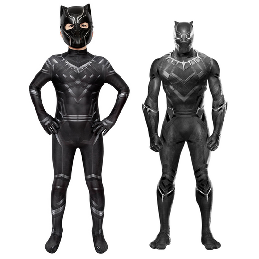 Costume de cosplay Black Panther Civil War pour enfant | Tenue Marvel