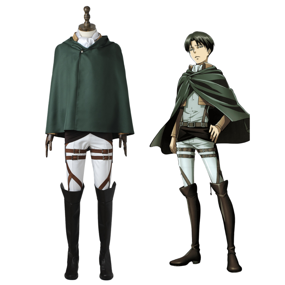 Attack on Titan Levi Ackerman Cosplay Costume – Anime Outfit – Ace Cosplay