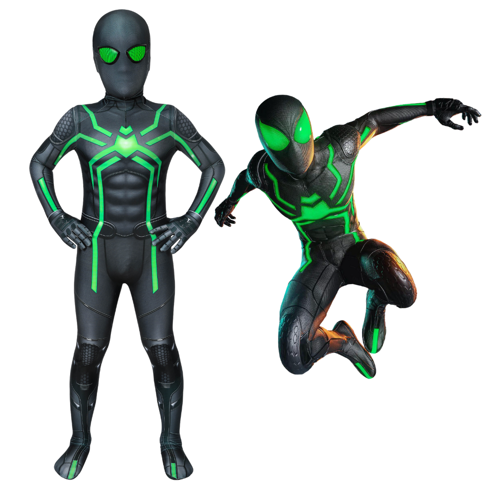 Spider-Man PS4 Big Time Suit Cosplay-Kostüm für Kinder | Marvel-Outfit