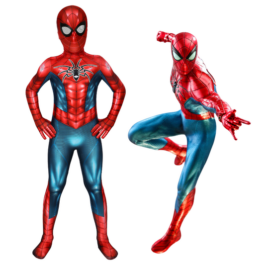 Spider-Man PS4 Armour MK IV Cosplay-Kostüm für Kinder | Marvel-Outfit