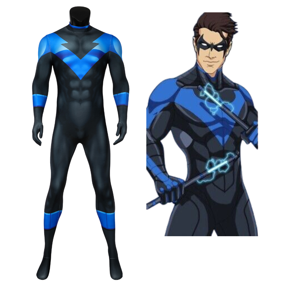 Batman Under the Red Hood Nightwing Cosplay Costume – On Sale – Ace Cosplay