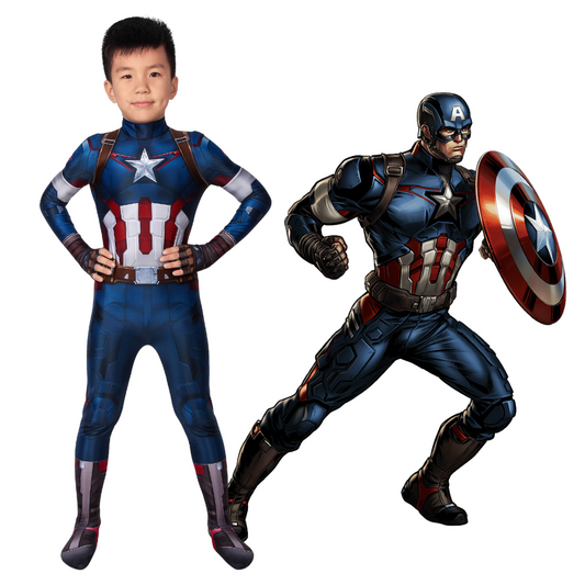 Captain America Avengers 2 Cosplay-Kostüm für Kinder | Marvel-Outfit