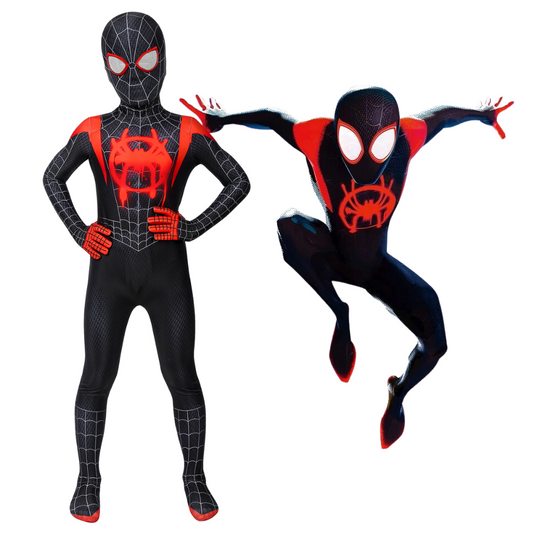 Spider-Man Miles Morales Cosplay-Kostüm für Kinder | Marvel-Outfit