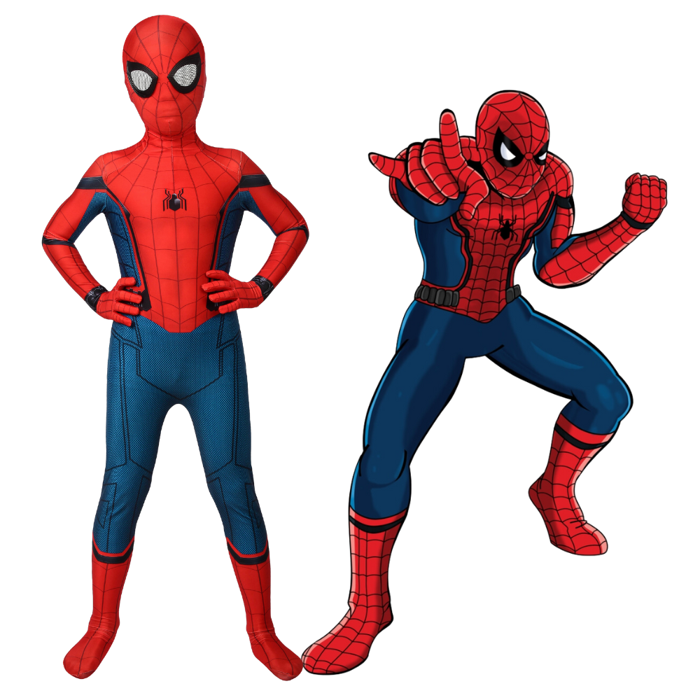 Spider-Man Civil War Cosplay-Kostüm für Kinder | Marvel-Outfit
