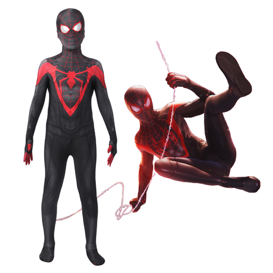 Costume Spider-Man Miles Morales V2 pour enfant (PS5) | Tenue Marvel