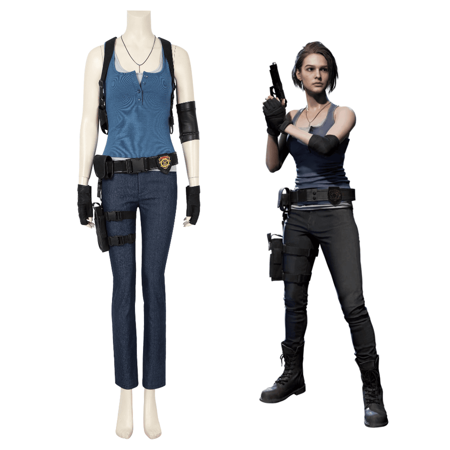 Resident Evil 3 Remake Jill Valentine Cosplay Costume – Gaming Outfit – Ace Cosplay