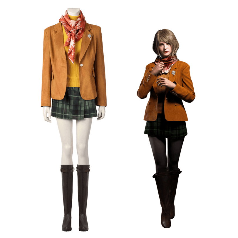 Resident Evil 4 Remake Ashley Graham Cosplay Costume – Gaming Outfit – Ace Cosplay