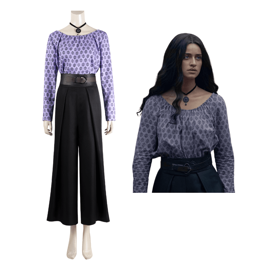 The Witcher 3 Yennefer Cosplay Costume | Fantasy Outfit