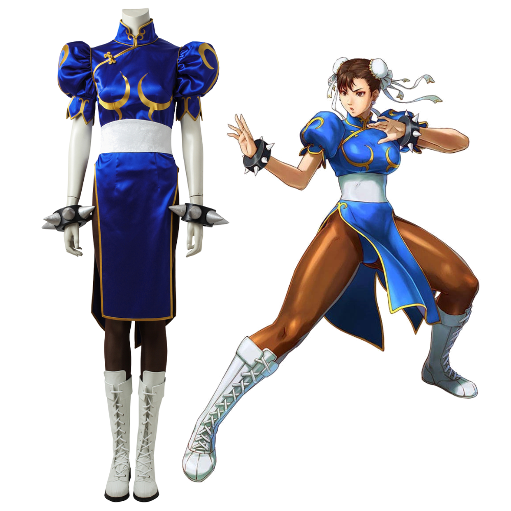 Street Fighter 5 Chun-Li Cosplay Costume – Gaming Outfit – Ace Cosplay