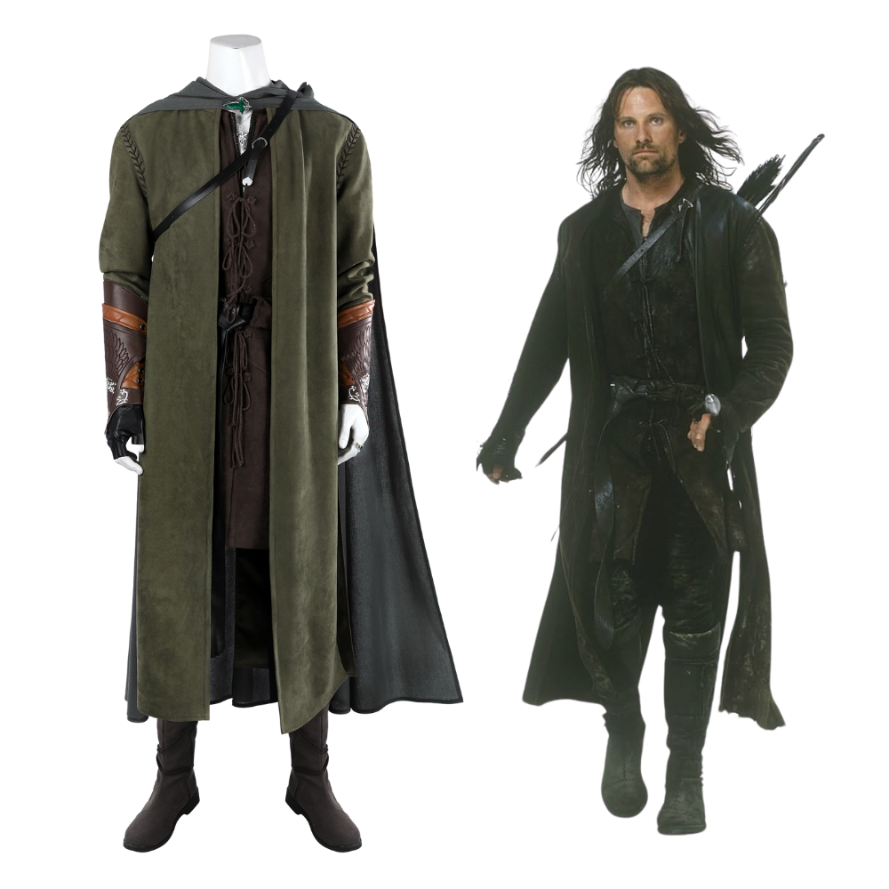 Lord of the Rings Aragorn Cosplay Costume – Fantasy Outfit – Ace Cosplay