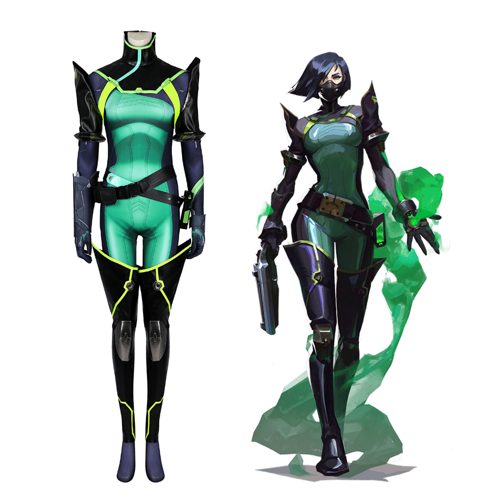 Valorant Agent Viper Cosplay Costume – Gaming Outfit – Ace Cosplay