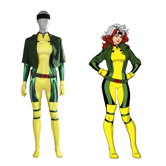 Costume de cosplay Anna Marie de Rogue dans X-Men '97 | Tenue Marvel