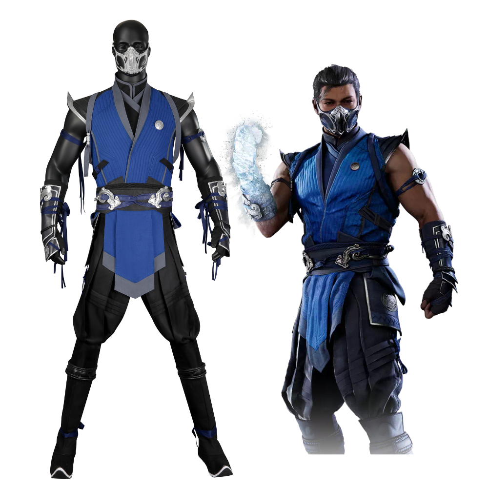 Mortal Kombat Sub-Zero Cosplay Costume | Gaming Outfit