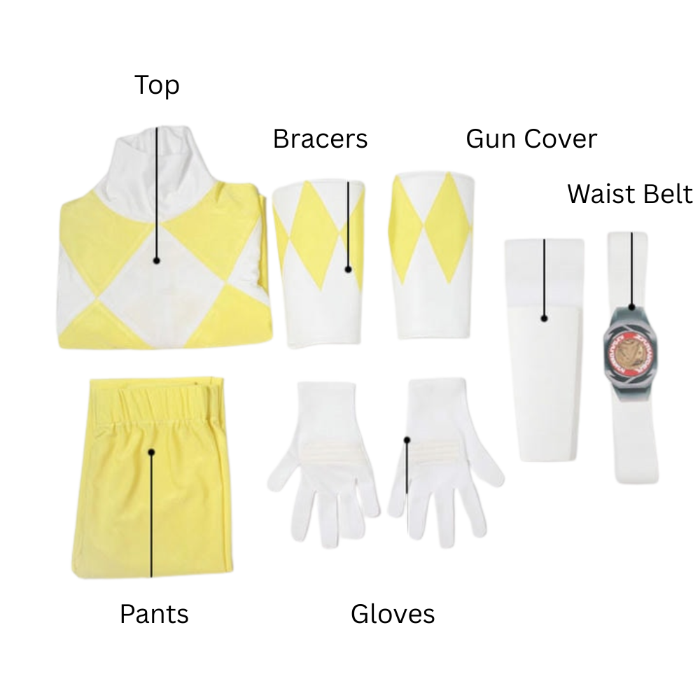 Zyuranger Yellow Female Ranger Cosplay Costume – Superhero Outfit – photo 3 of 16