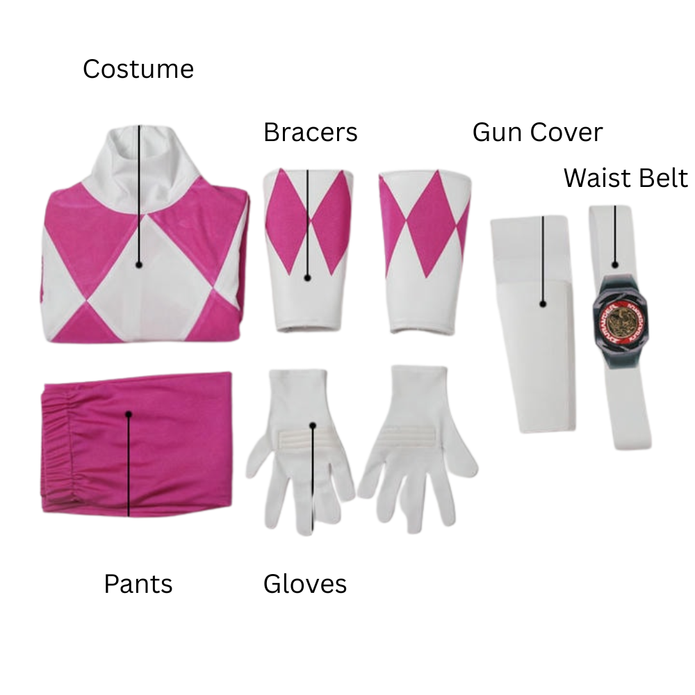 Zyuranger Pink Ranger Cosplay Costume – Superhero Outfit – photo 3 of 15