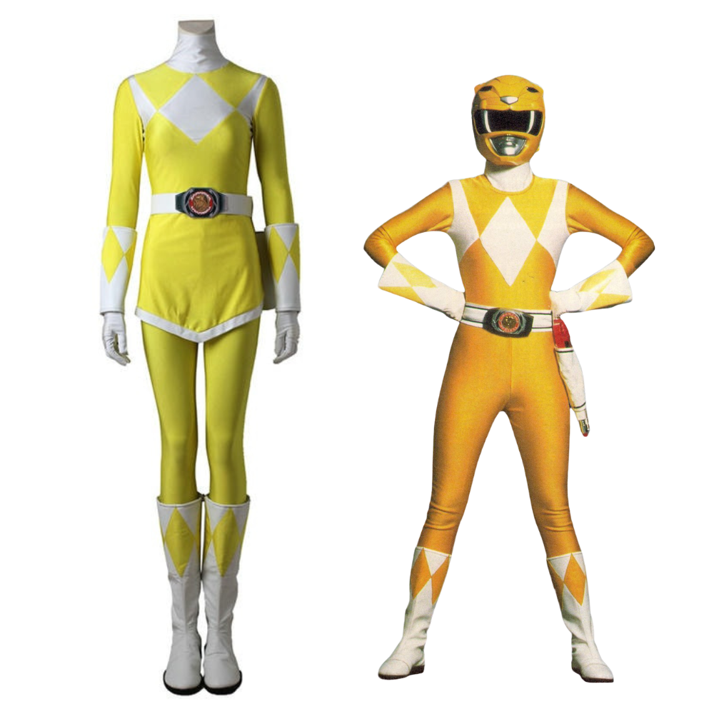 Zyuranger Yellow Female Ranger Cosplay Costume – Superhero Outfit – Ace Cosplay