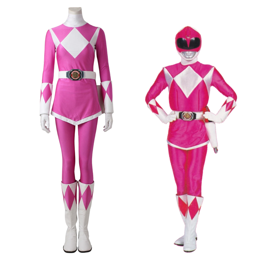 Zyuranger Pink Ranger Cosplay Costume – Superhero Outfit – Ace Cosplay