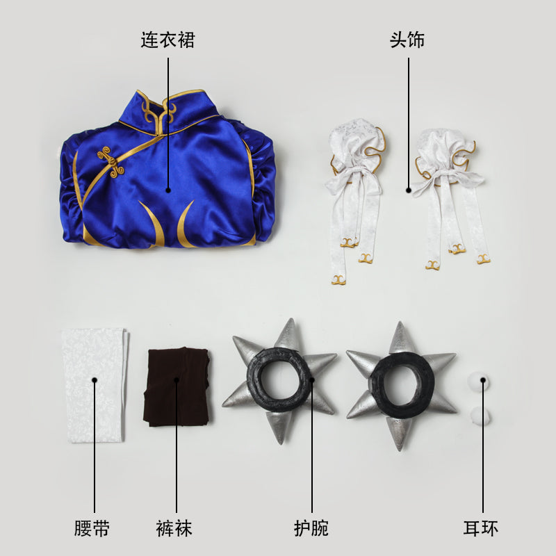 Street Fighter 5 Chun-Li Cosplay Costume – Gaming Outfit – photo 3 of 15