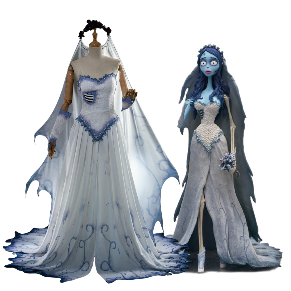 Tim Burton’s Corpse Bride Cosplay Costume  | Movie Outfit