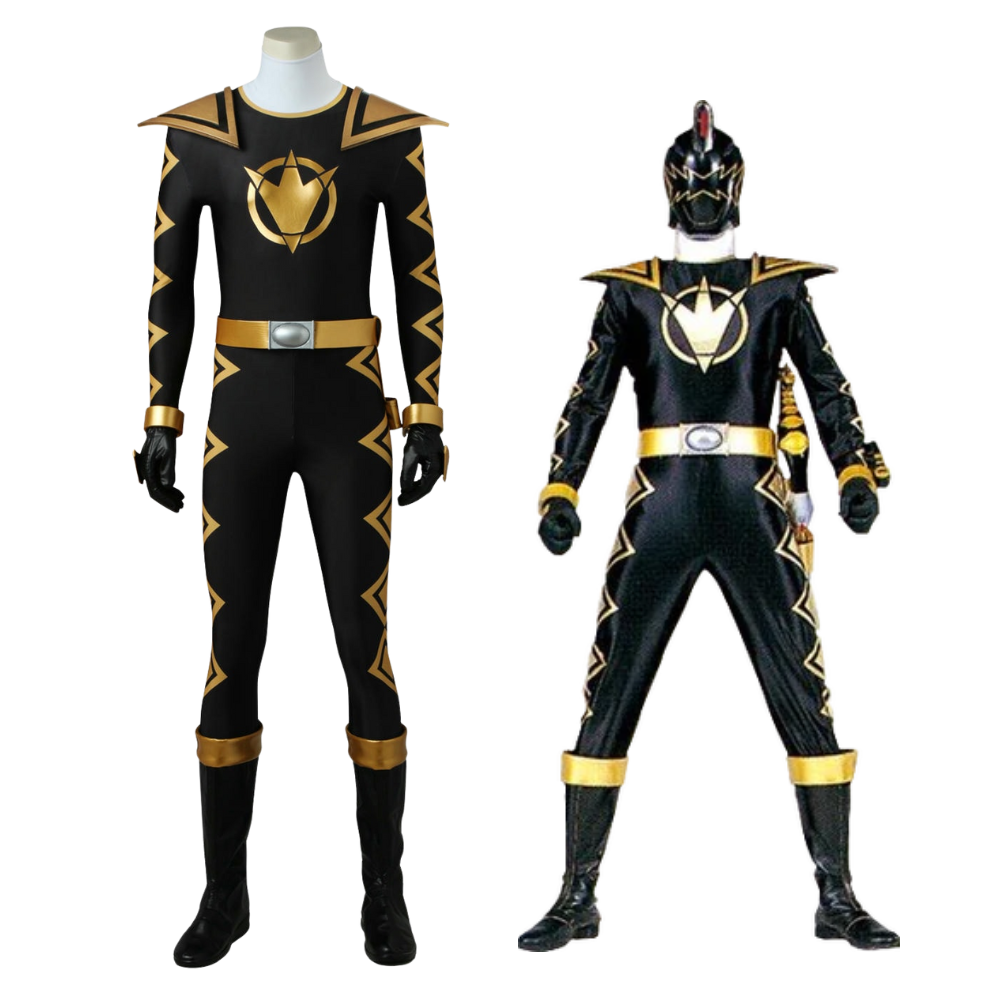 Costume de Ranger Noir Dino Thunder | Tenue de super-héros