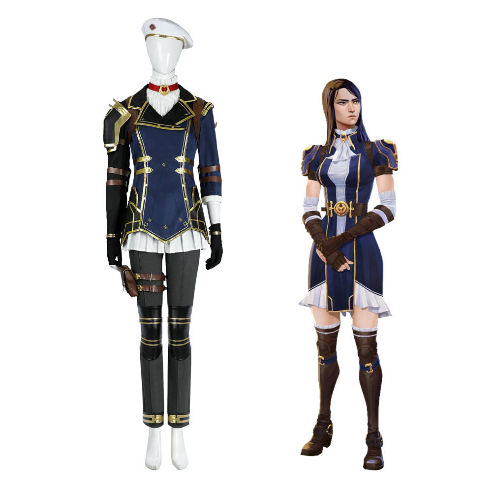 Arcane League of Legends Caitlyn Kiramman Cosplay Costume – Gaming Outfit – Ace Cosplay