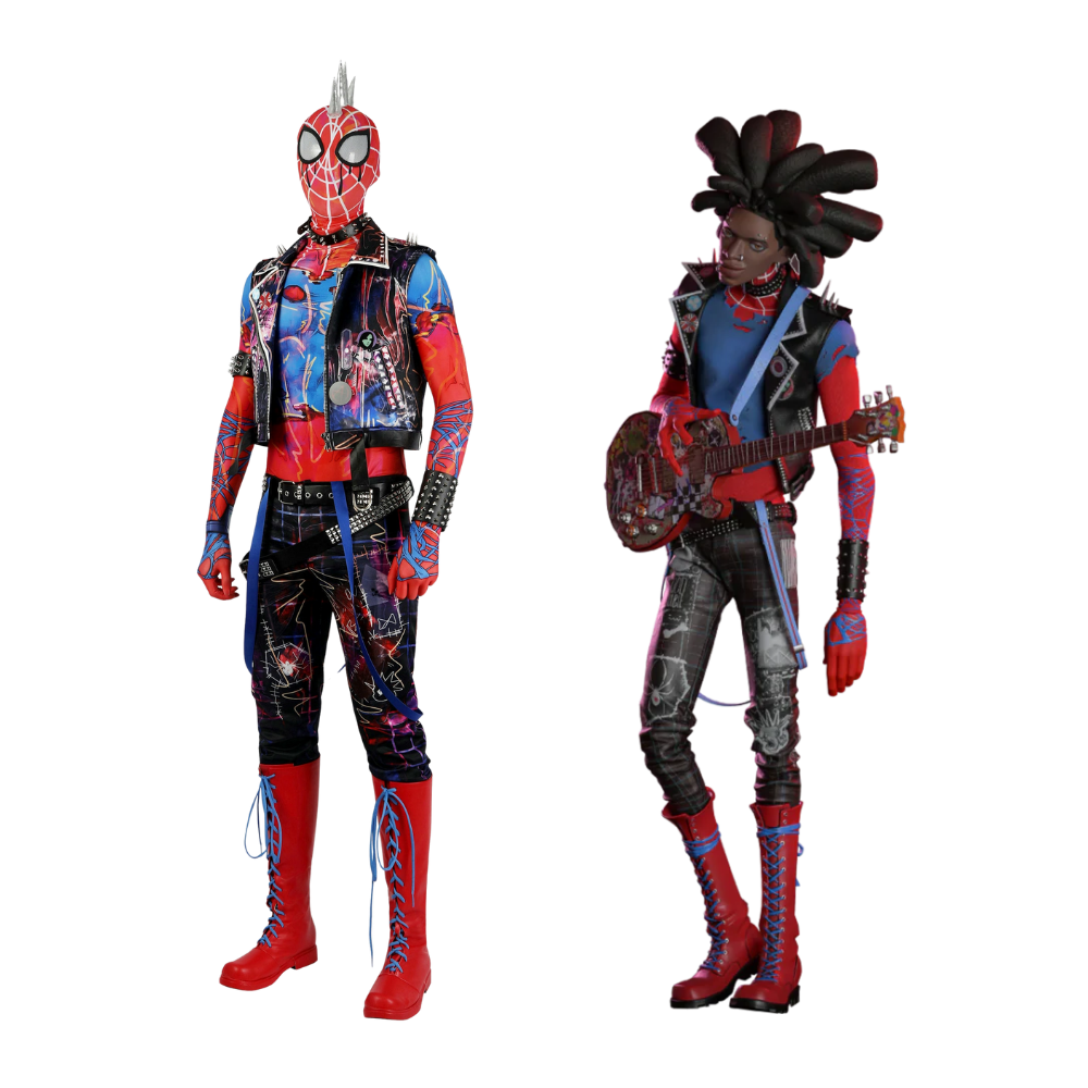 Spider-Man Spider-Punk Hobart Brown Cosplay Kostüm | Marvel Outfit
