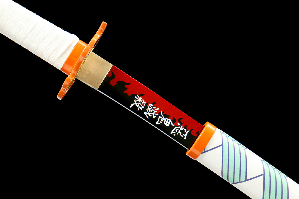 1:1 Replica Kyojuro Rengoku Worn Katana | Demon Slayer Sword